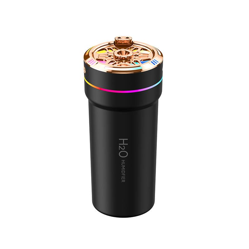 Car Diffuser Humidifier 300ML USB Mini Mist Air Essential Diffuser with Starry Sky Projector Night Light Portable Air Freshener Aromatherapy Diffuser