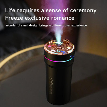 Car Diffuser Humidifier 300ML USB Mini Mist Air Essential Diffuser with Starry Sky Projector Night Light Portable Air Freshener Aromatherapy Diffuser